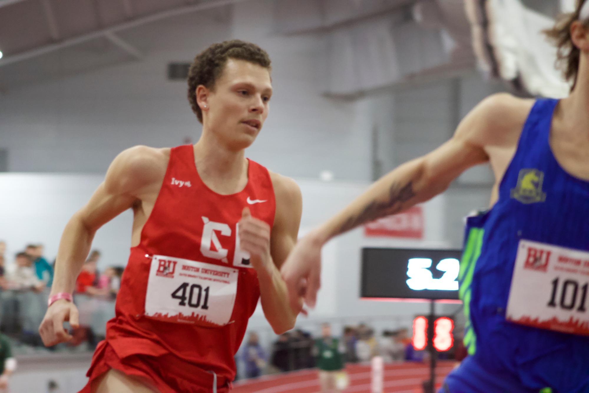 Pierre Attiogbe Competes at Valentine Invitational in Boston, Mass. and Breaks Ivy League Indoor Mile Record