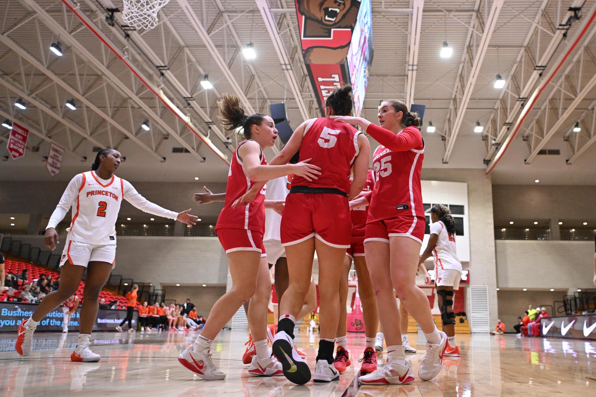 Cornell Women’s Basketball against Princeton on Feb. 14, 2026 at Newman Arena at Bartels Hall in Ithaca, NY. (Caroline Sherman)