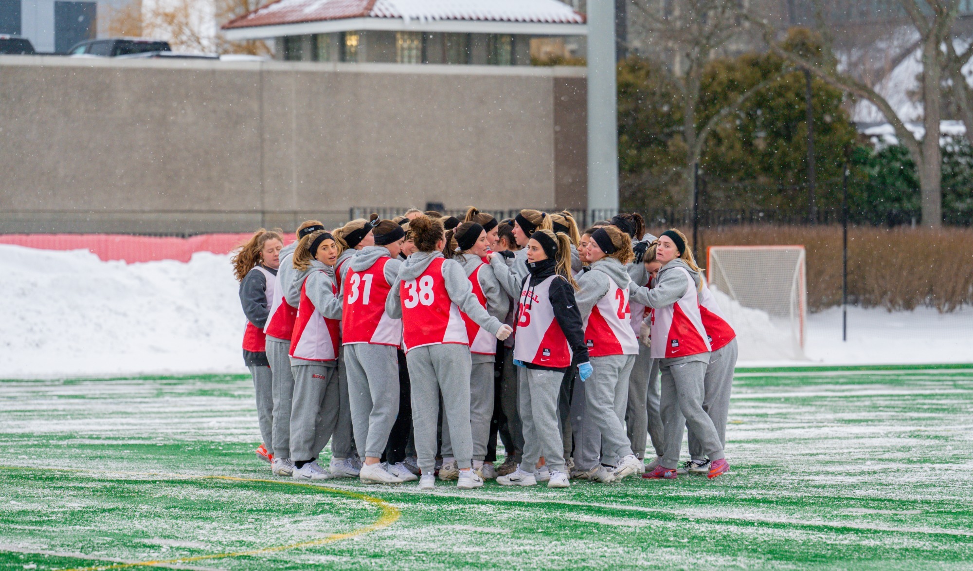 Women's Lacrosse Practice on Schoellkopf Field Spring 2026