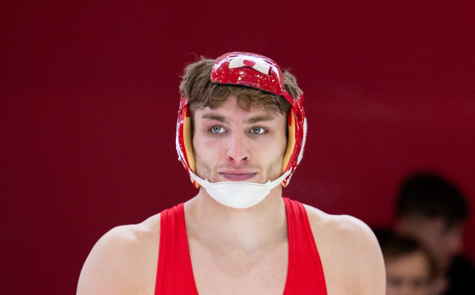 Meyer Shapiro inside Friedman Wrestling Center 02.14.26