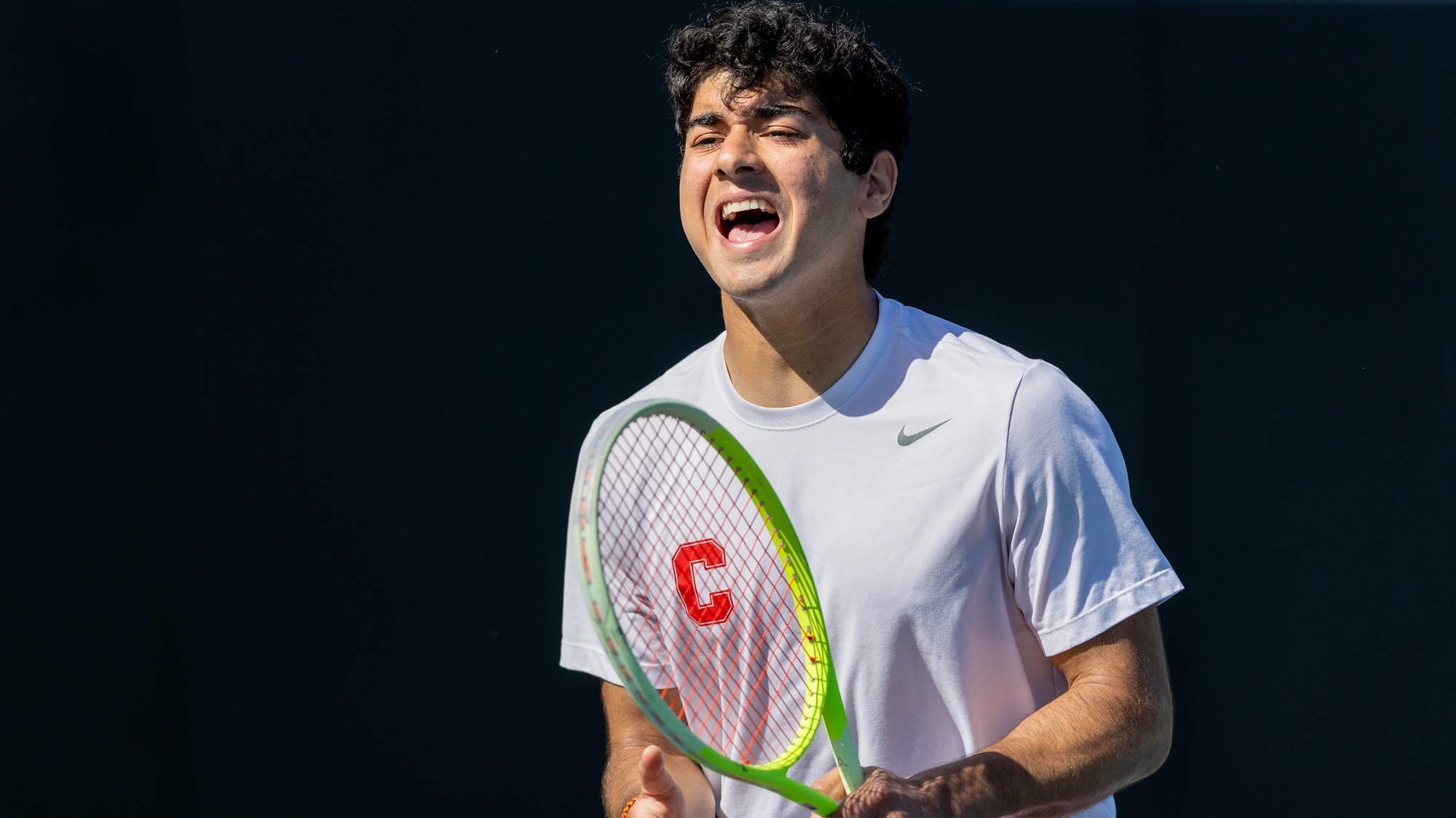 Rushil Khosla and the Cornell men's tennis team competes at the 2025 NCAA Tournament in Austin, Texas.