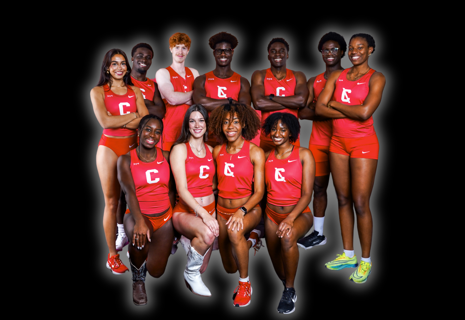 Men's & Women's T&F Athletes Together on Media Day