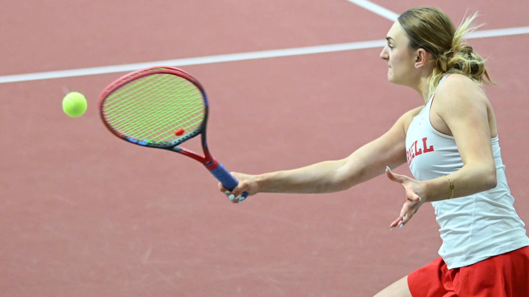 Martina Marica competes during the 2024-25 season at the Reis Tennis Center.