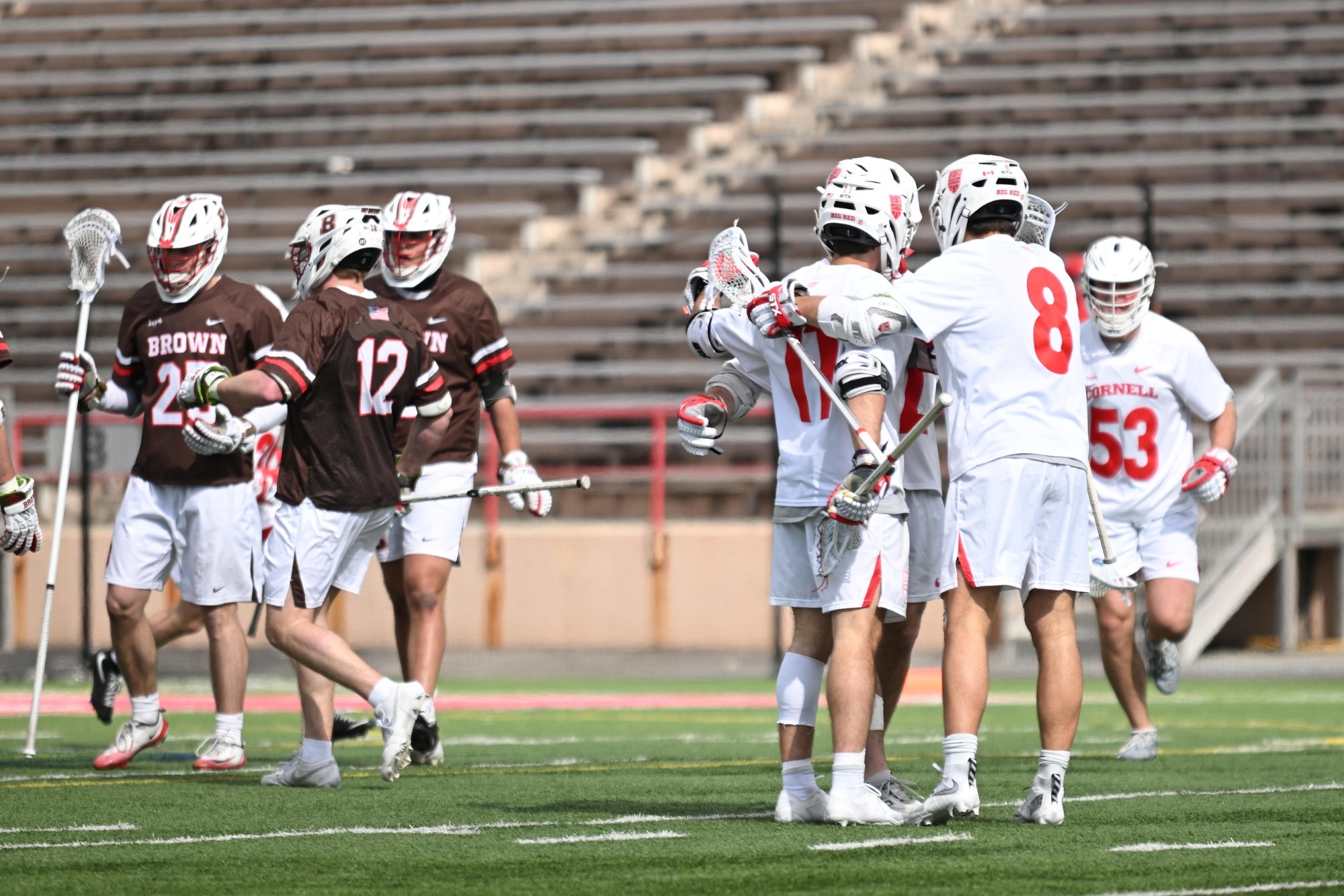 Cornell MLAX Action Shot