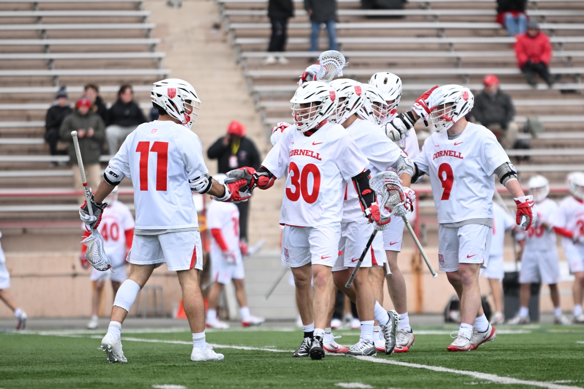 Cornell Men’s Lacrosse against Brown on March 14, 2026 at Schoellkopf Field in Ithaca, NY. (Caroline Sherman)