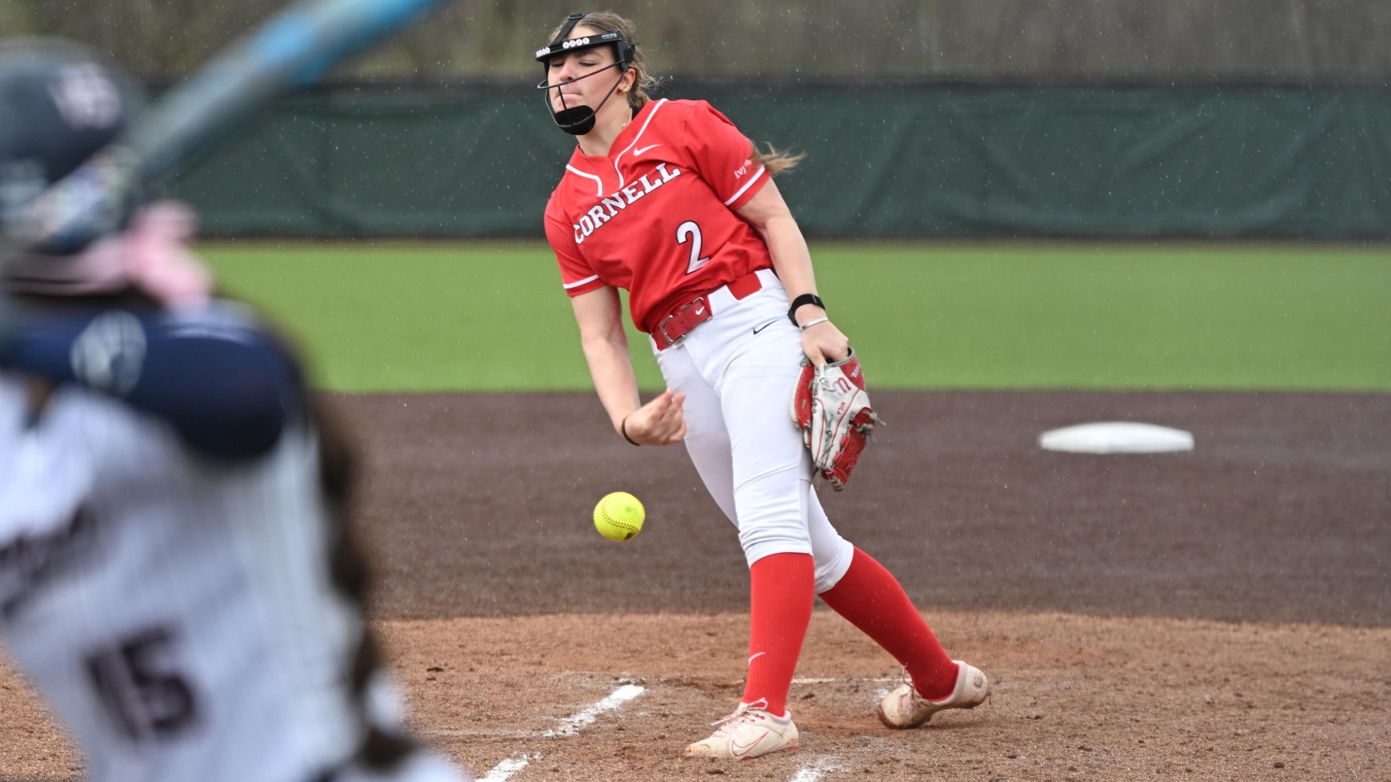 Fiordalisi pitches on the mound at Neimand-Robison Field