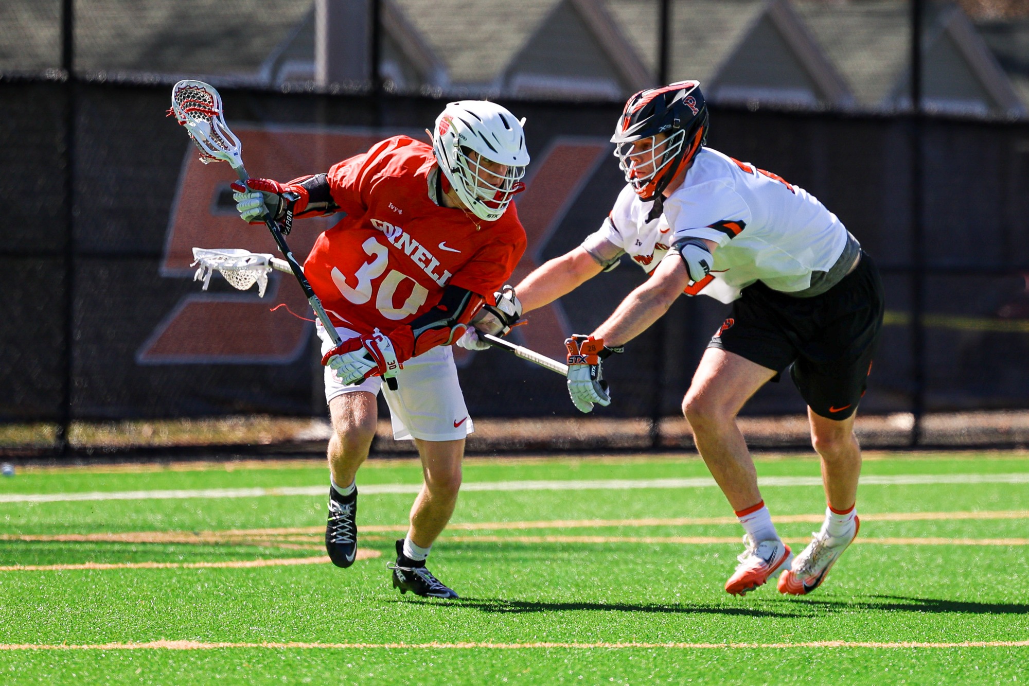 Cornell men's lacrosse at Princeton on March 21, 2026