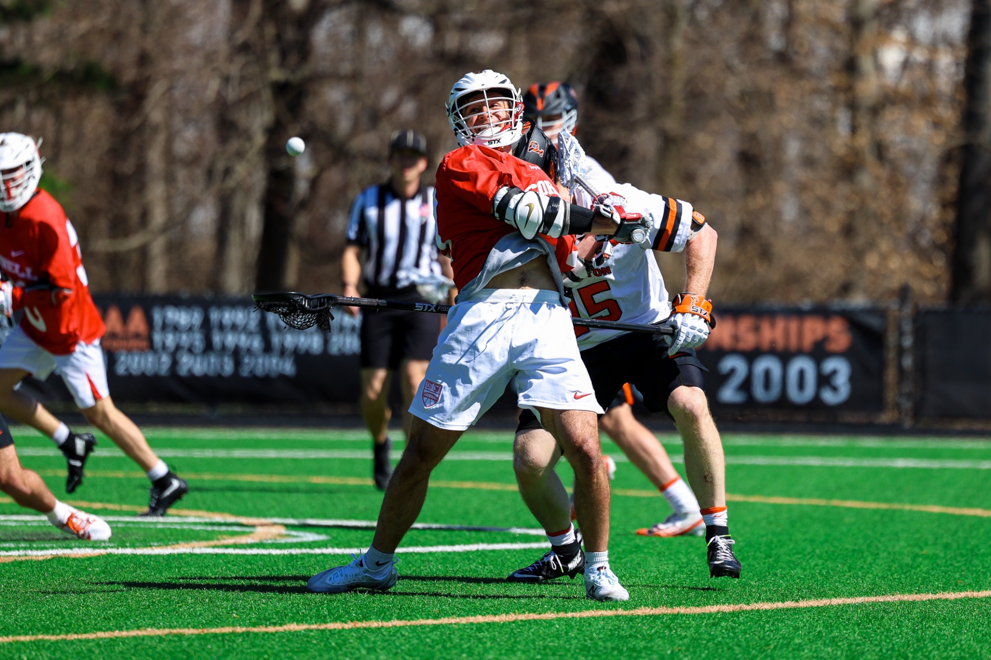 Cornell men's lacrosse at Princeton on March 21, 2026