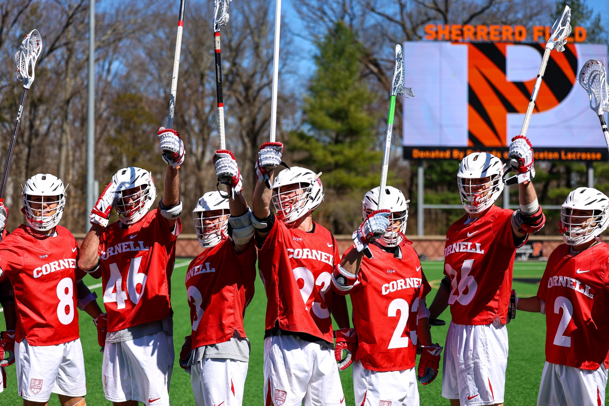 Cornell men's lacrosse at Princeton on March 21, 2026