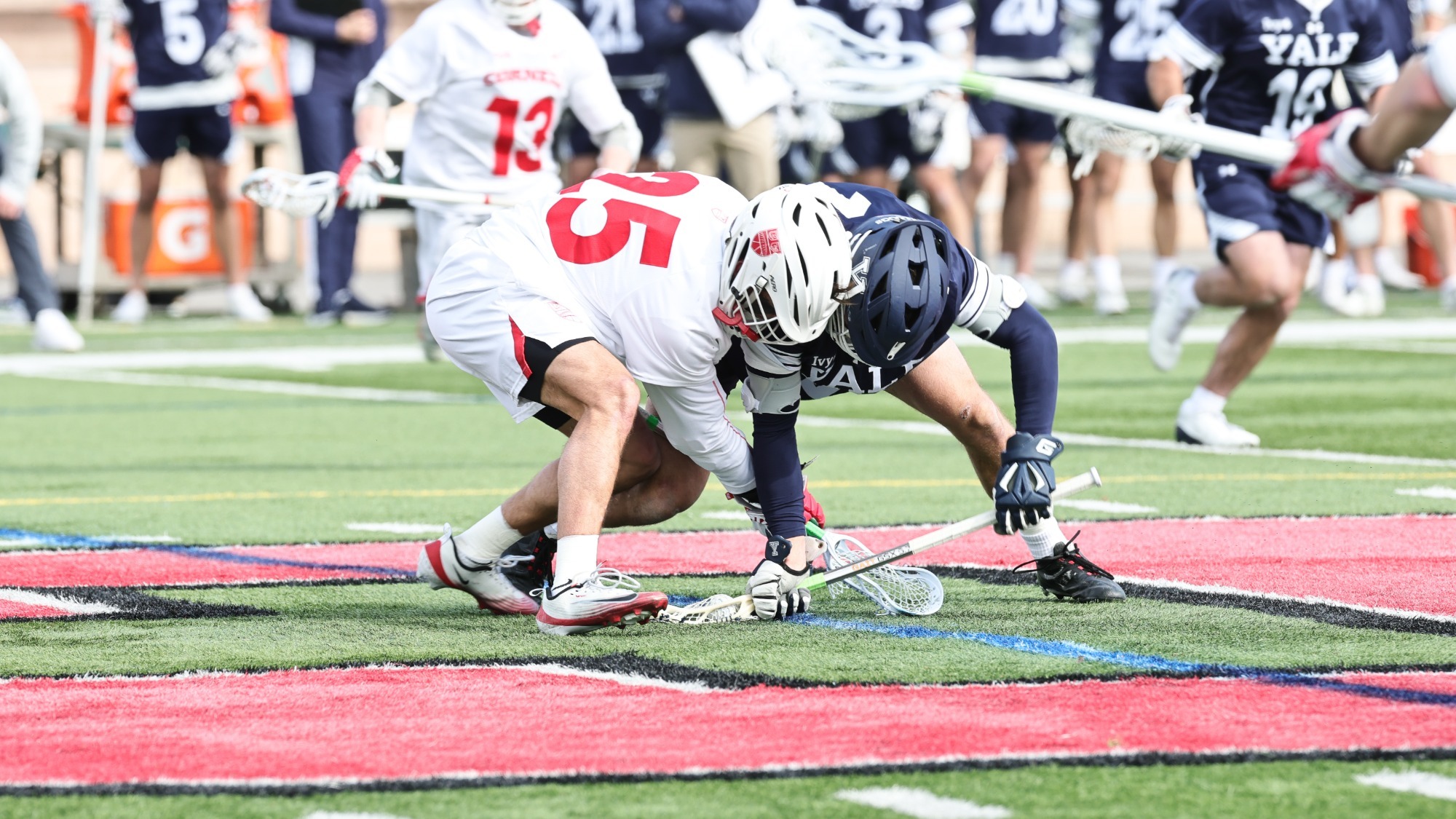 Michael Melkonian Action Shot vs. Yale on March 28, 2026