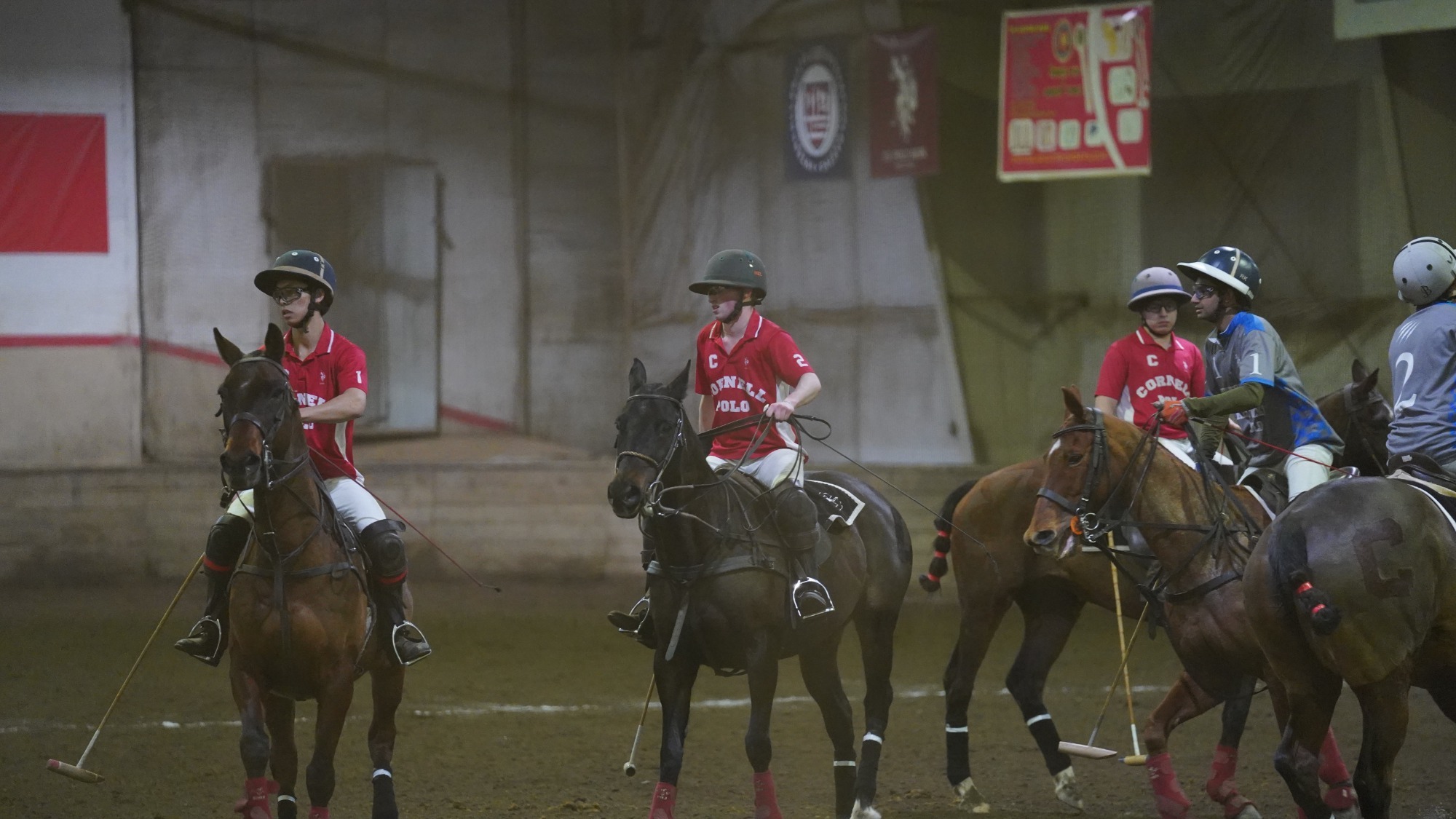 The Cornell men's polo team faces Kentucky on Friday, March 6, 2026 at Oxley Equestrian Center in Ithaca, N.Y.