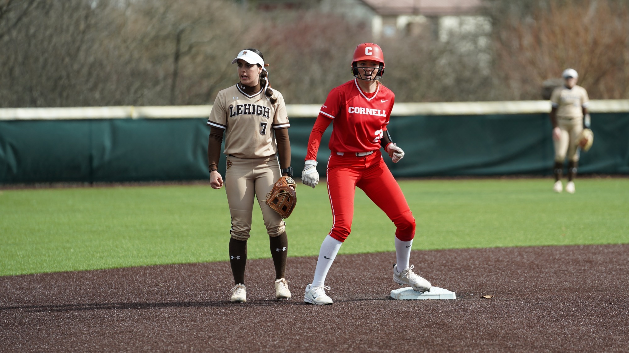 Pirkey on the base against Lehigh at Neimand-Robison Field.