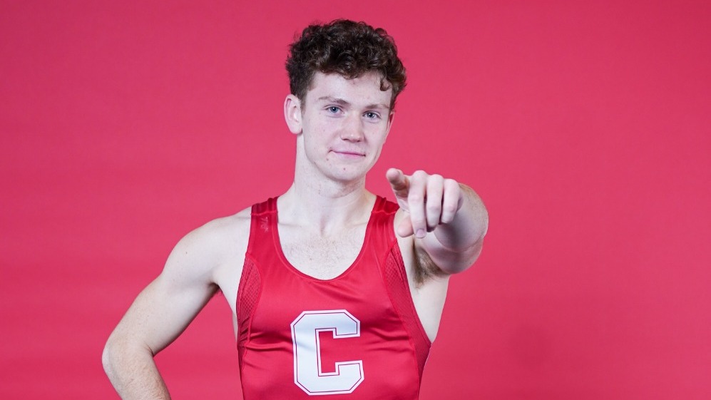 Cornell men's heavyweight rower Morley Pendred poses for a media day photo during the 2025-26 season.