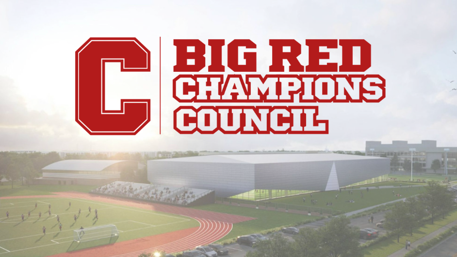 Introduction of the Big Red Champions Council (BRCC) by way of a graphic for CornellBigRed.com.