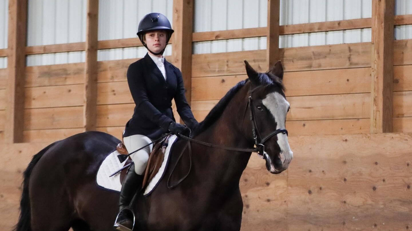 Cornell Equestrian Action shot from Zones II Championship