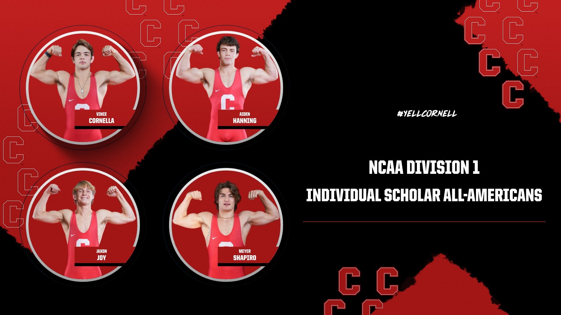 Cornell Wrestling NWCA Academic All-Americans 2026