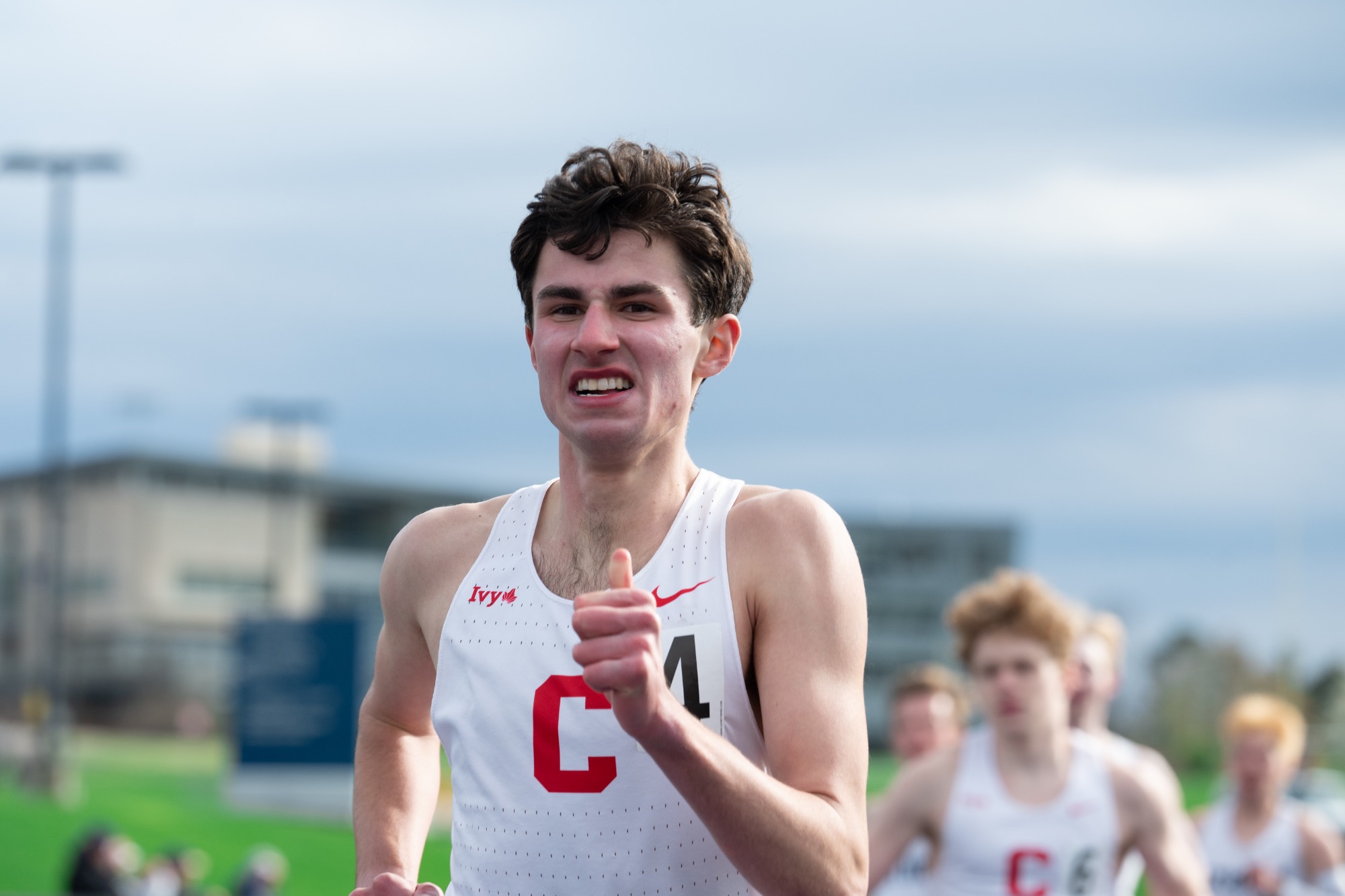 Men's and women's outdoor track & field teams compete at the very first outdoor meet on the new Egan Family Complex track at Ithaca College in Ithaca, NY on Tuesday, April 21, 2026.