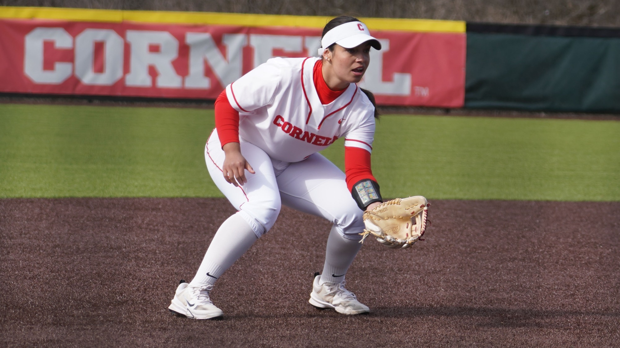 Sofia Hernandez fields the ball at Niemand-Robison Field.