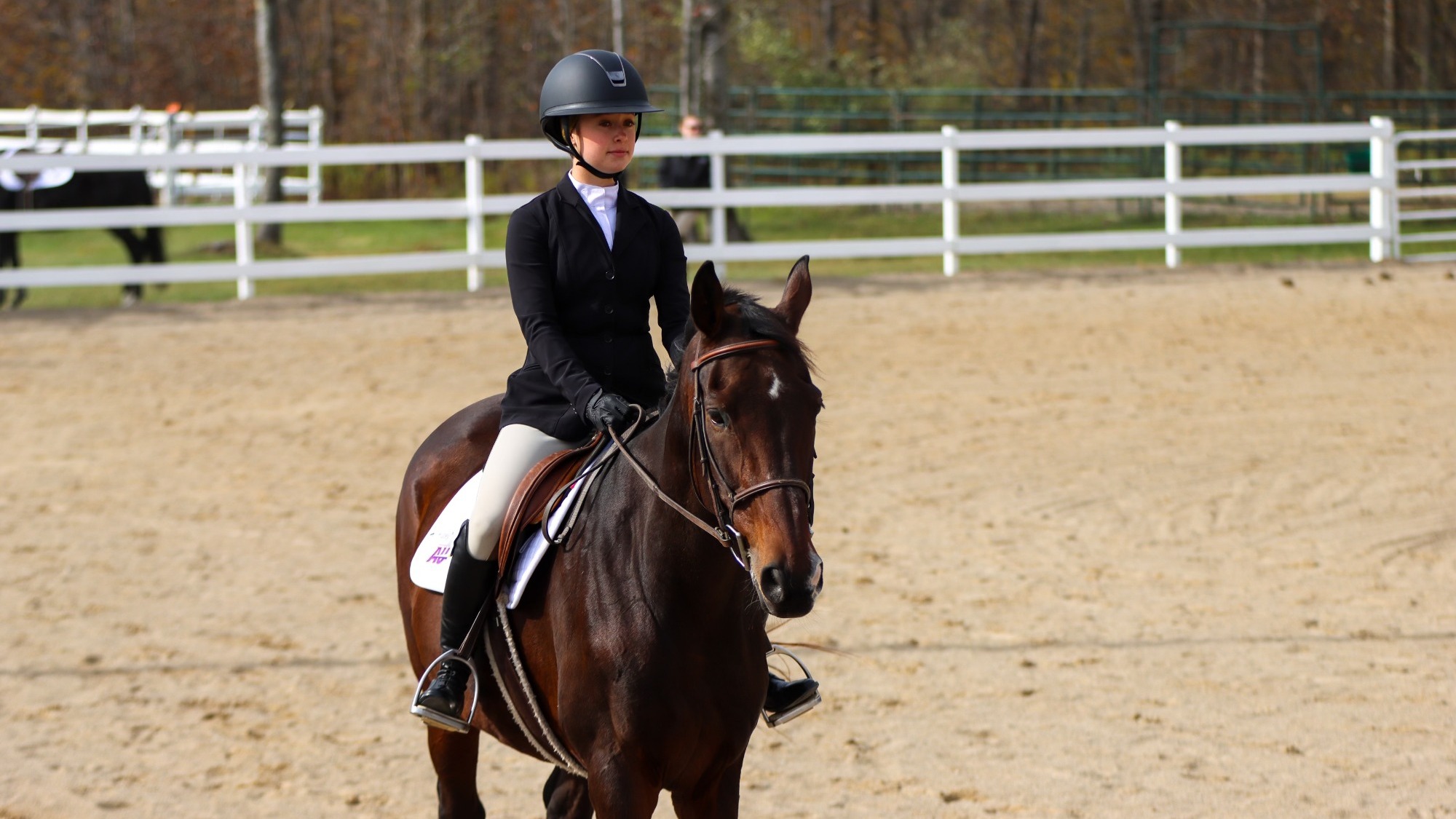 Alexa Carey action shot