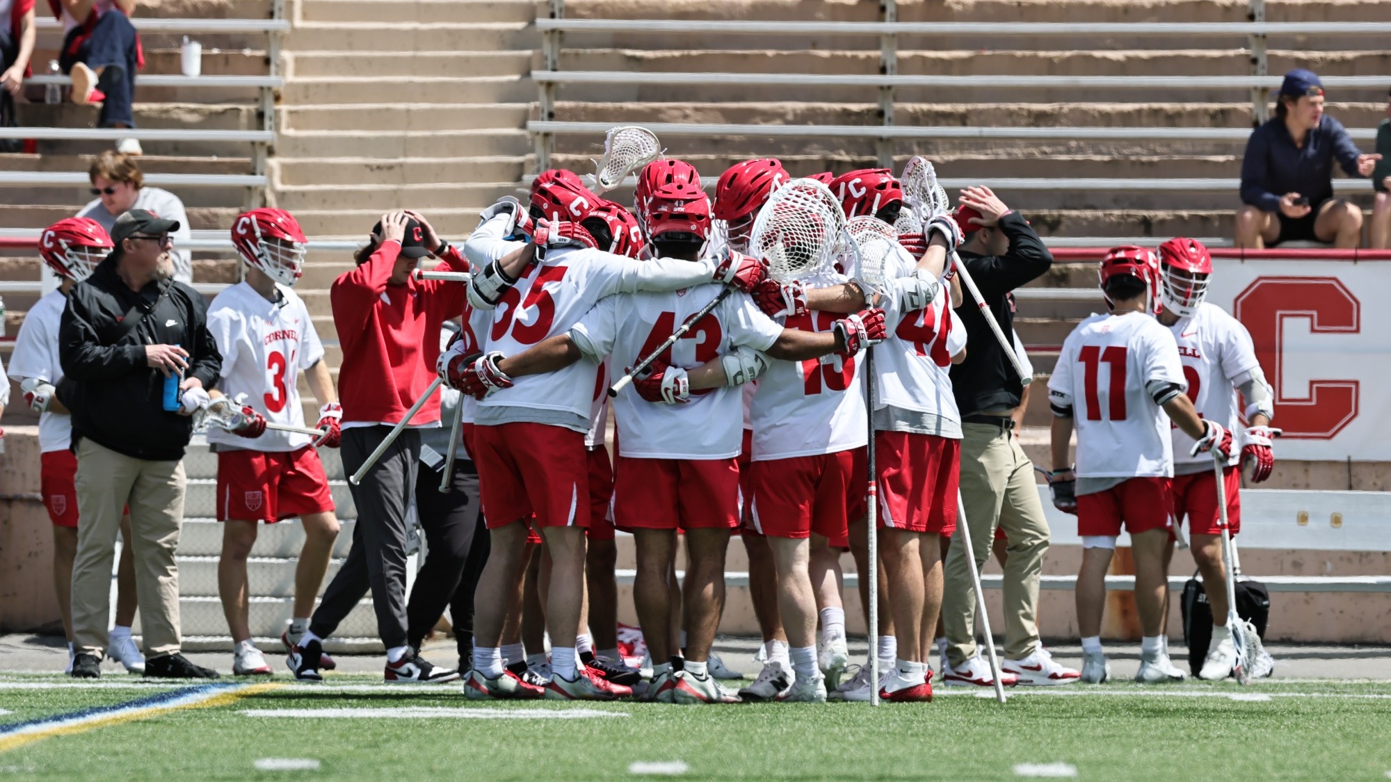Men's Lacrosse during first quarter of Ivy Tournament Final