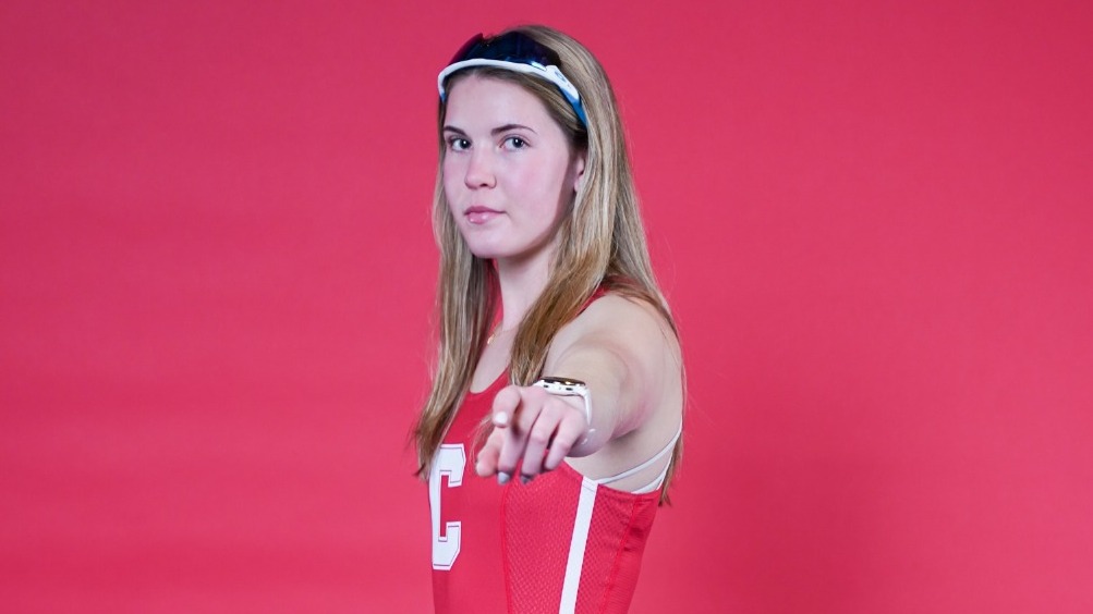 Cornell women's rower Maggie Provencal poses for a media day photo for the 2025-26 season.