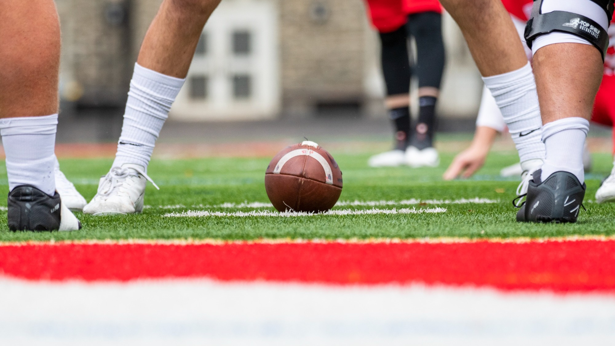 Cornell football practice photo