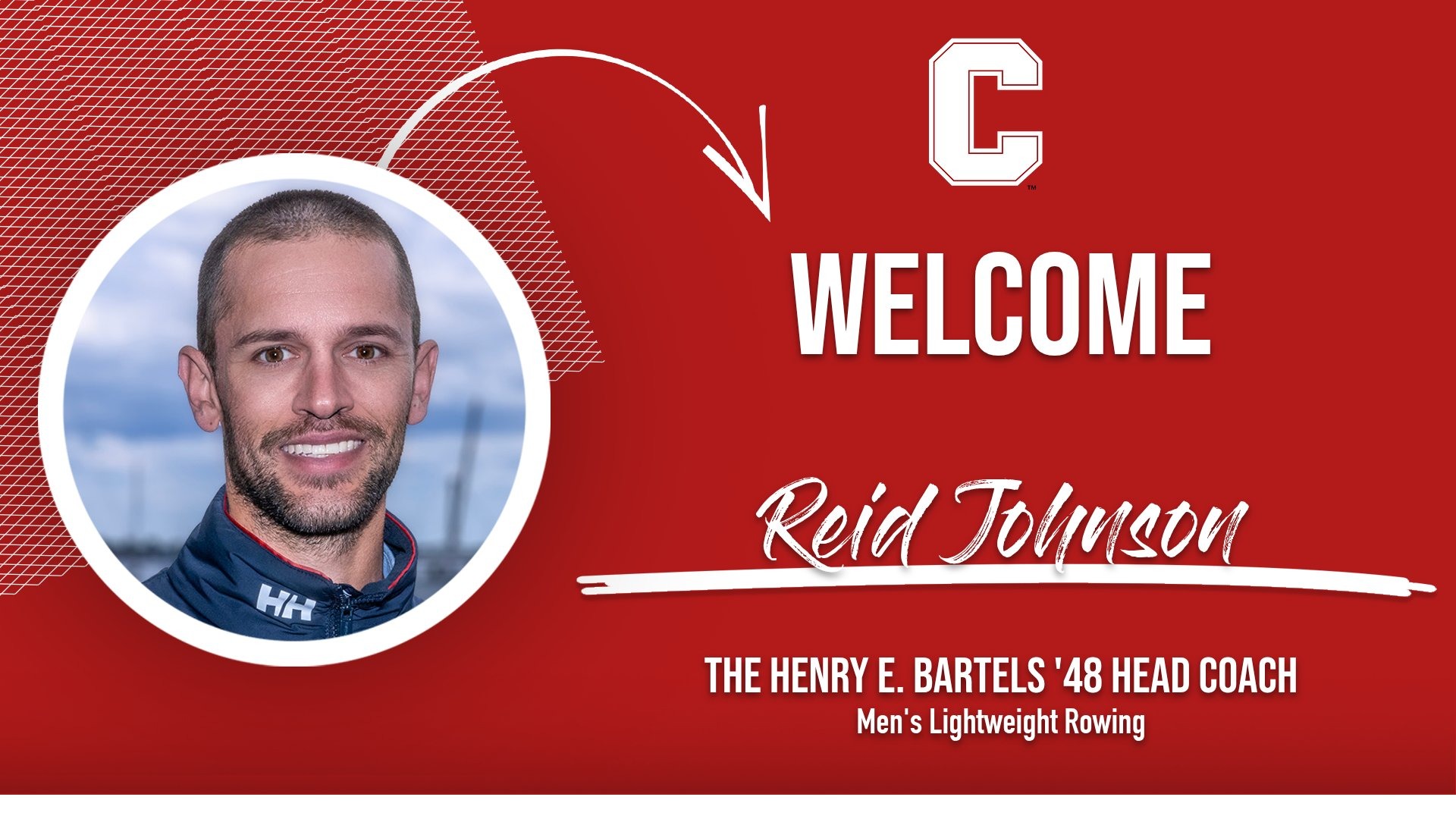 Reid Johnson, 2026 Named Men's Lightweight Rowing Head Coach