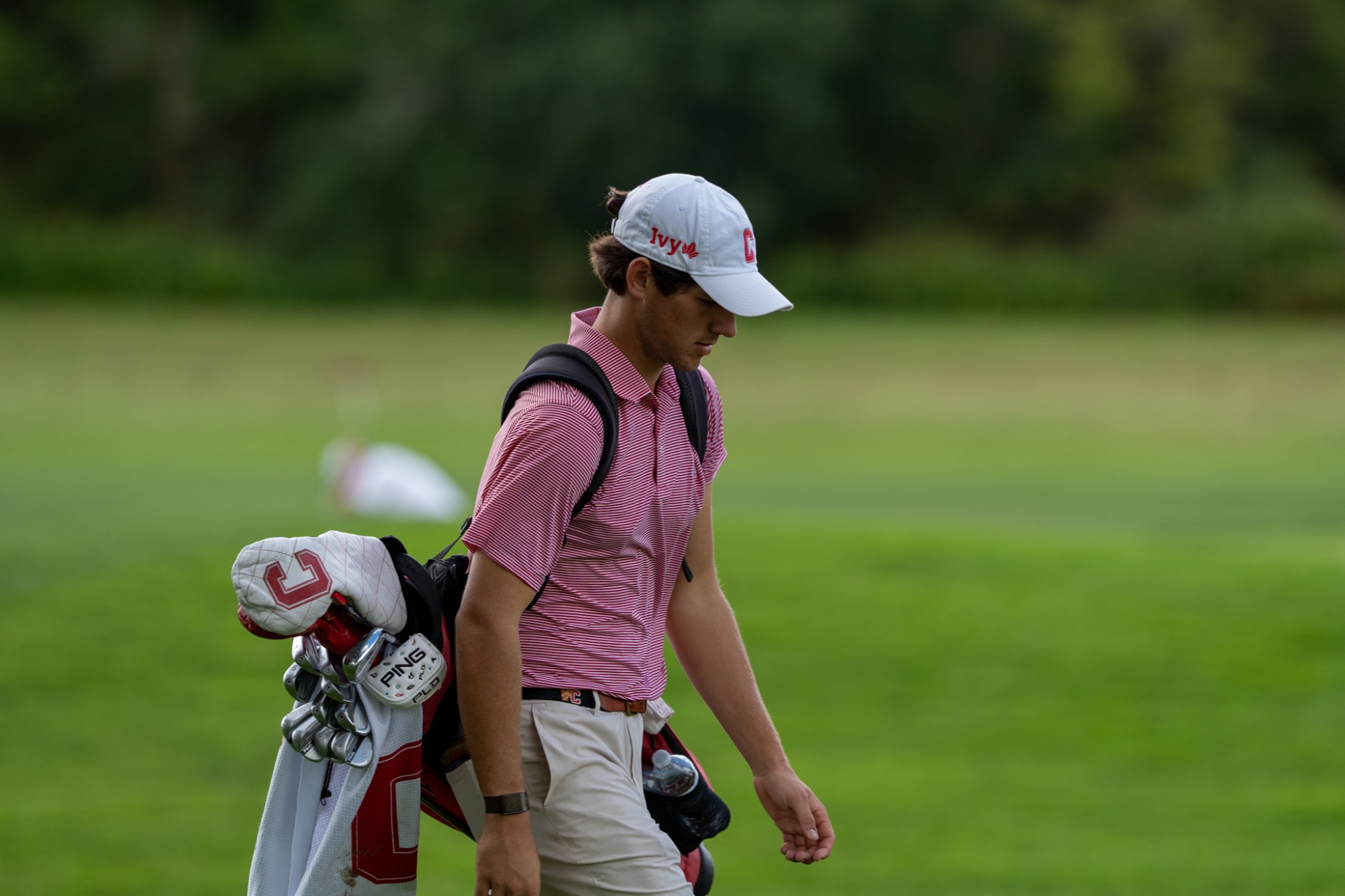 Shep Davis of Cornell men's golf at Alex Lagowitz Memorial hosted by Colgate at Seven Oaks in Hamilton, N.Y.
