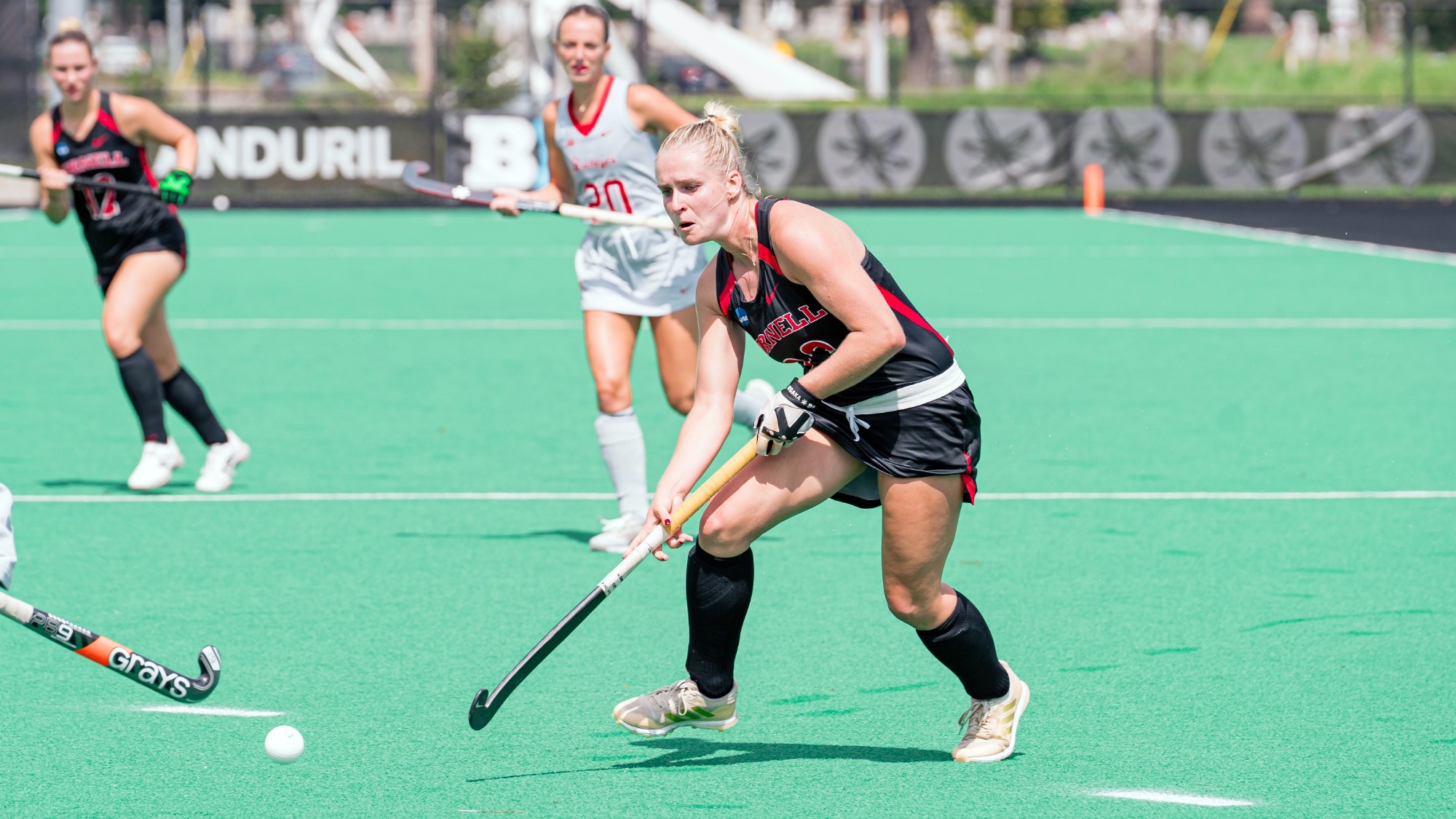 The Cornell field hockey team competes at Ohio State on Sept. 13, 2026 in Columbus, Ohio.