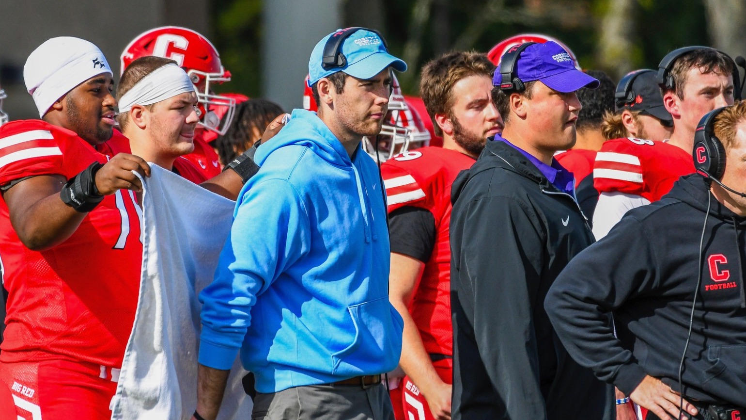 Mac Dorward on the sidelines during the 2025 seaosn