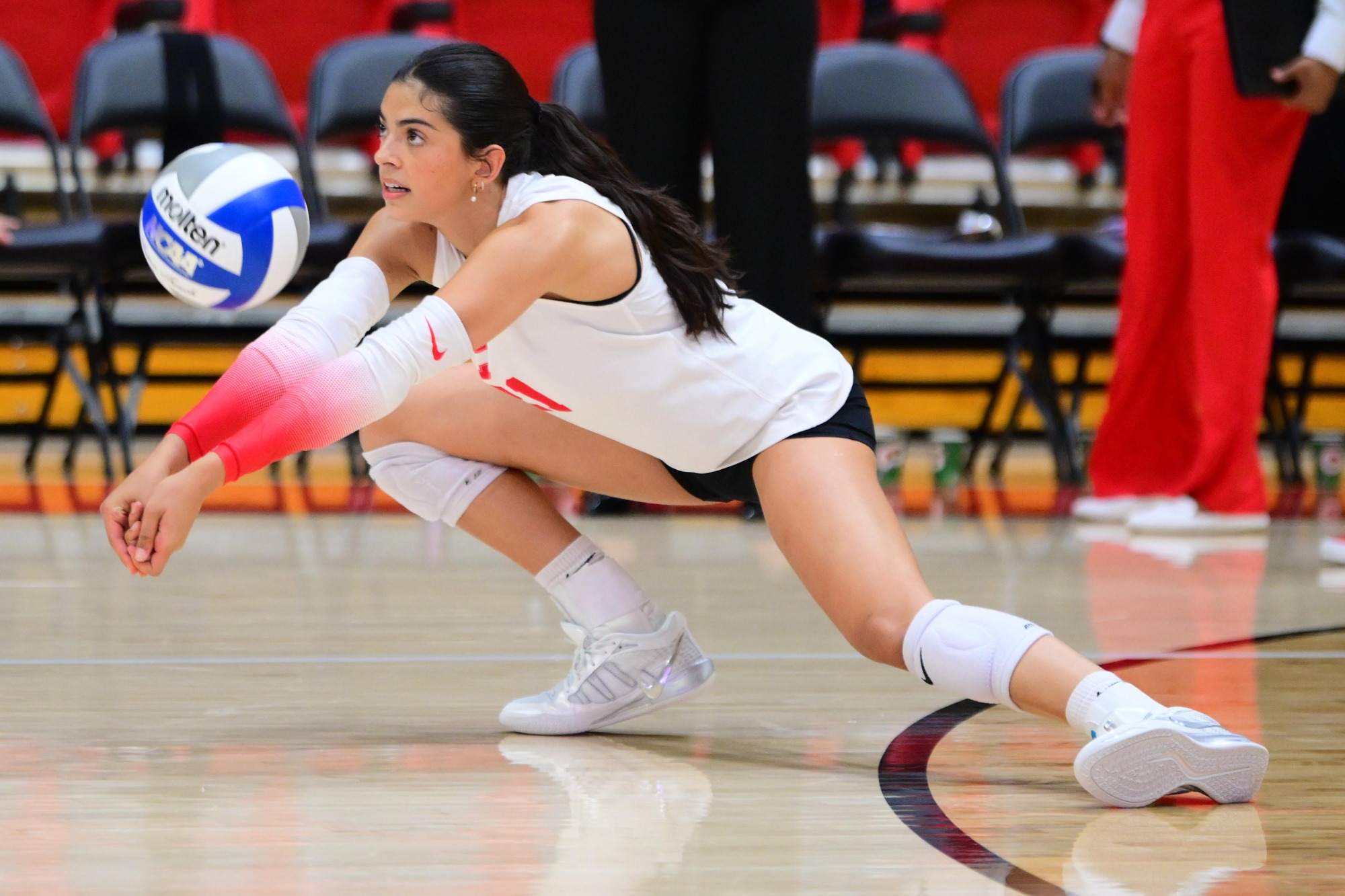 Cornell Volleyball against Columbia on Sept. 26, 2026 at Newman Arena at Bartels Hall in Ithaca, NY. (Caroline Sherman)