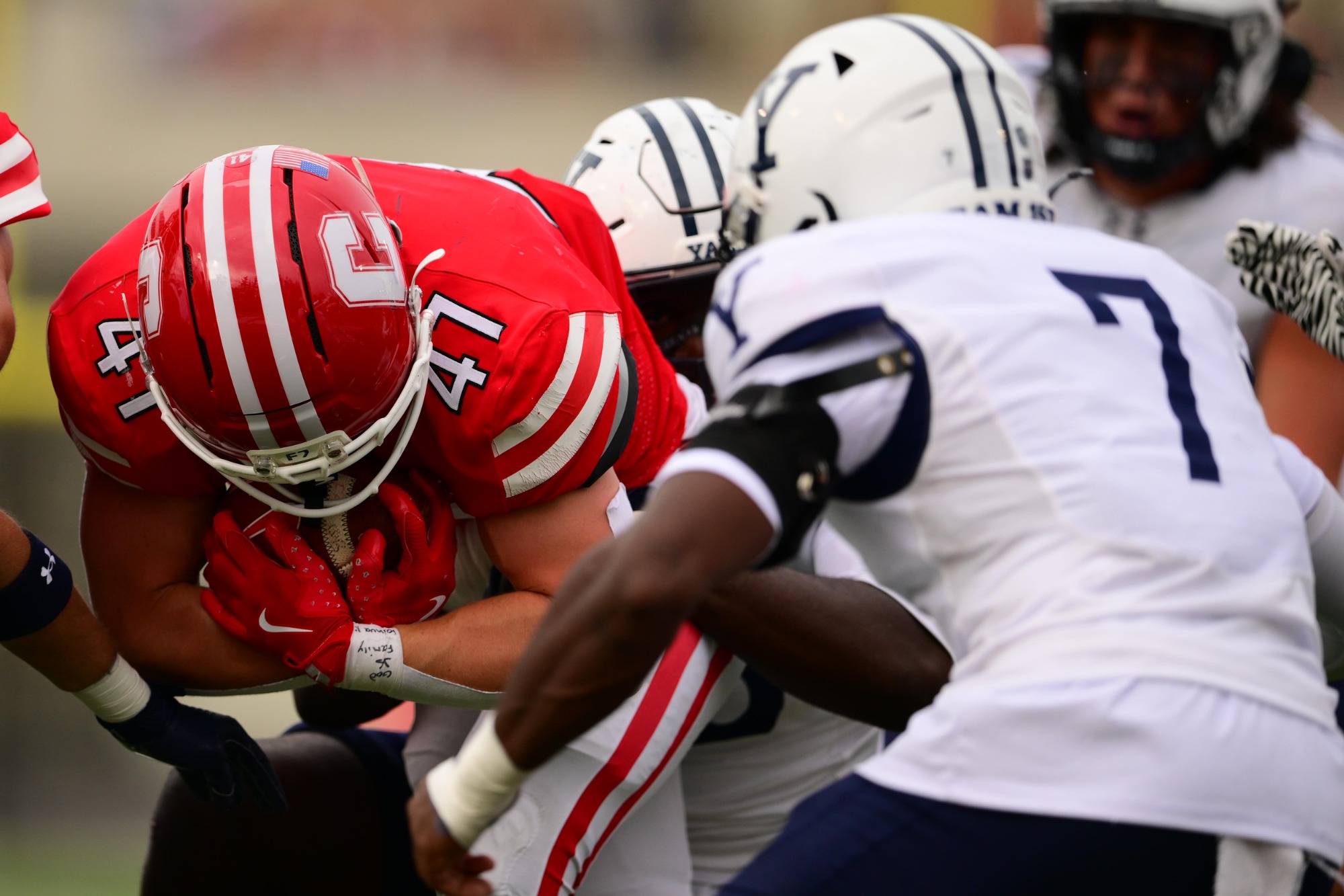 Cornell Football against Yale on Sept. 26, 2026 at Schoellkopf Field in Ithaca, NY. (Caroline Sherman)