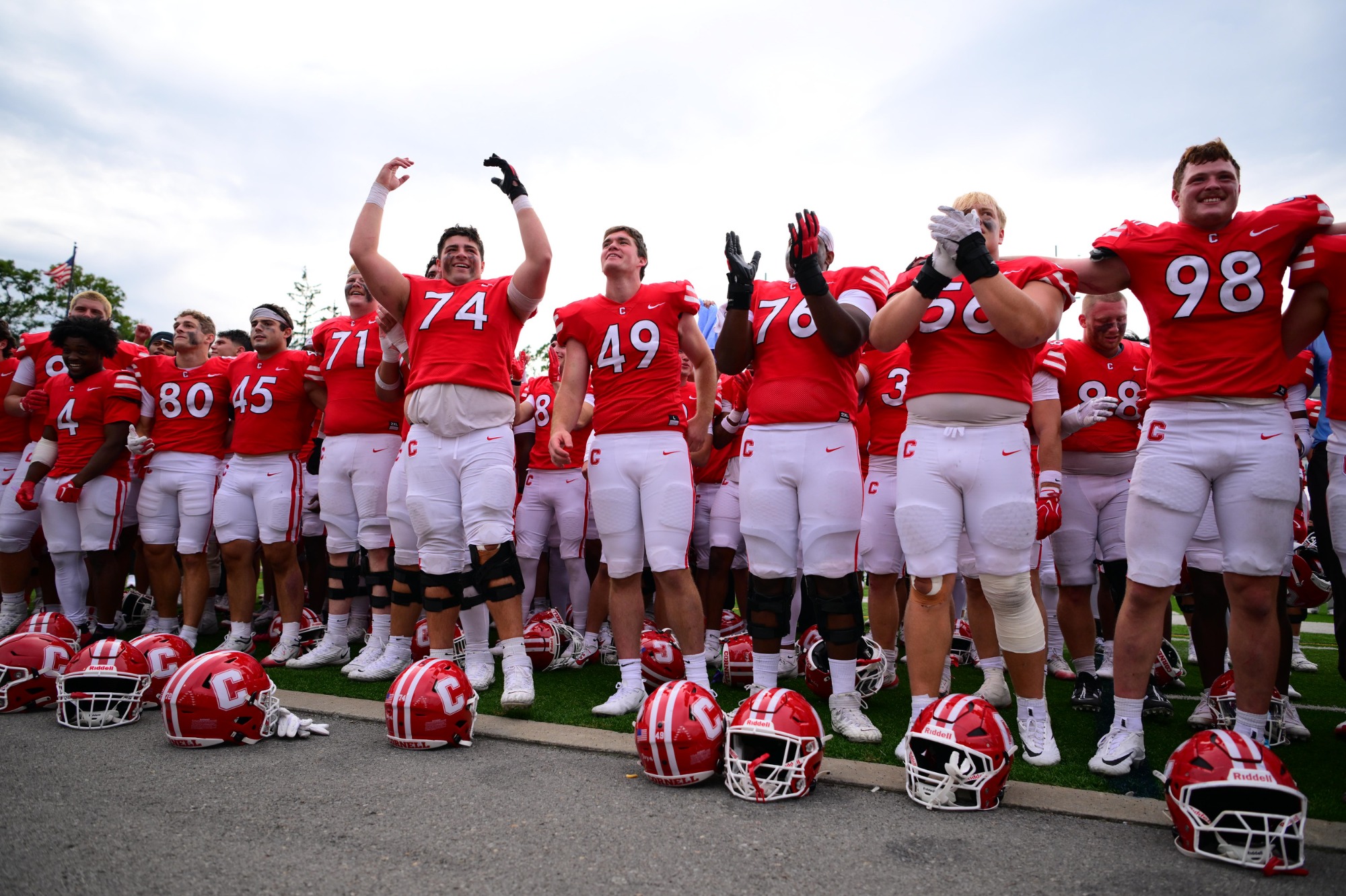 Cornell Football against Yale on Sept. 26, 2026 at Schoellkopf Field in Ithaca, NY. (Caroline Sherman)