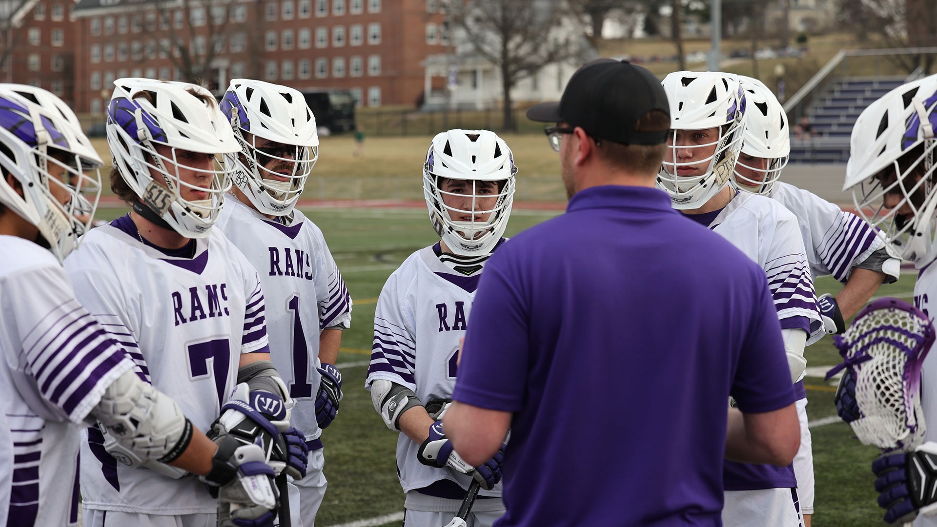 Men's Lacrosse Huddle
