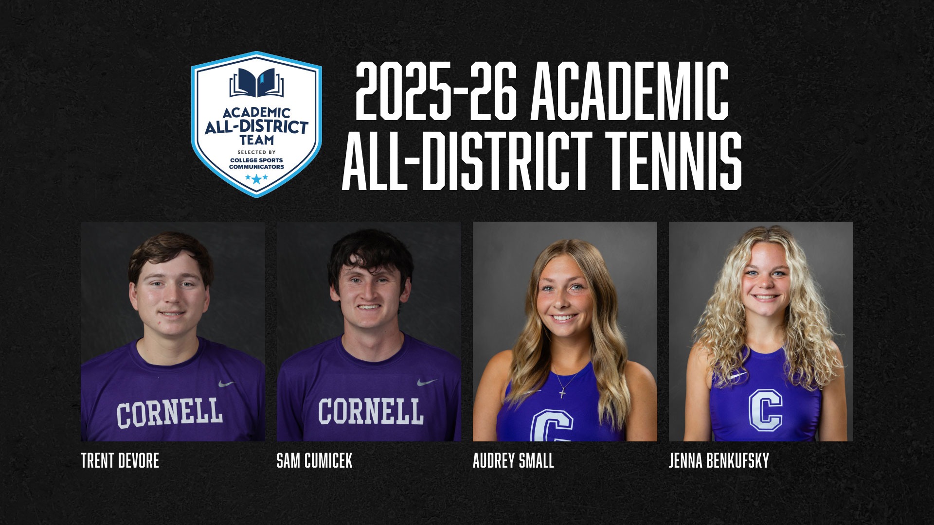 Tennis Academic All-District 2026