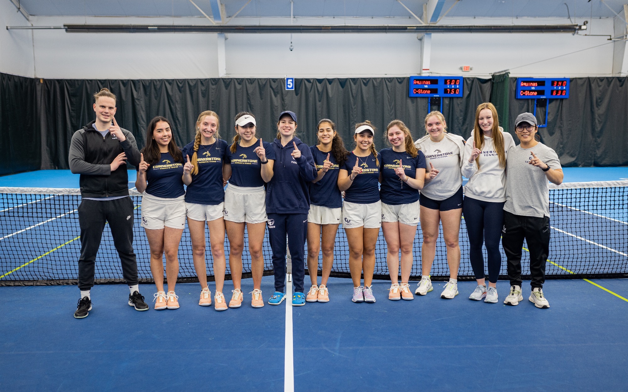 Women’s Tennis secures program’s first WHAC Regular Season Title with win at Aquinas