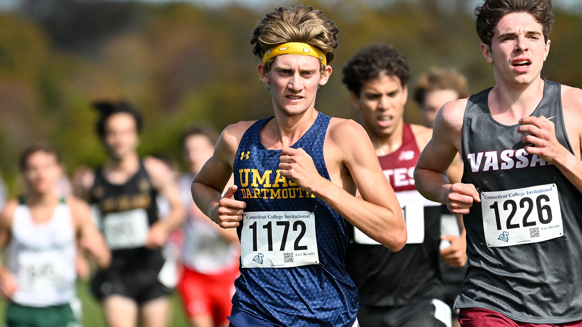 Cameron Thompson competes at Conn College Invitational