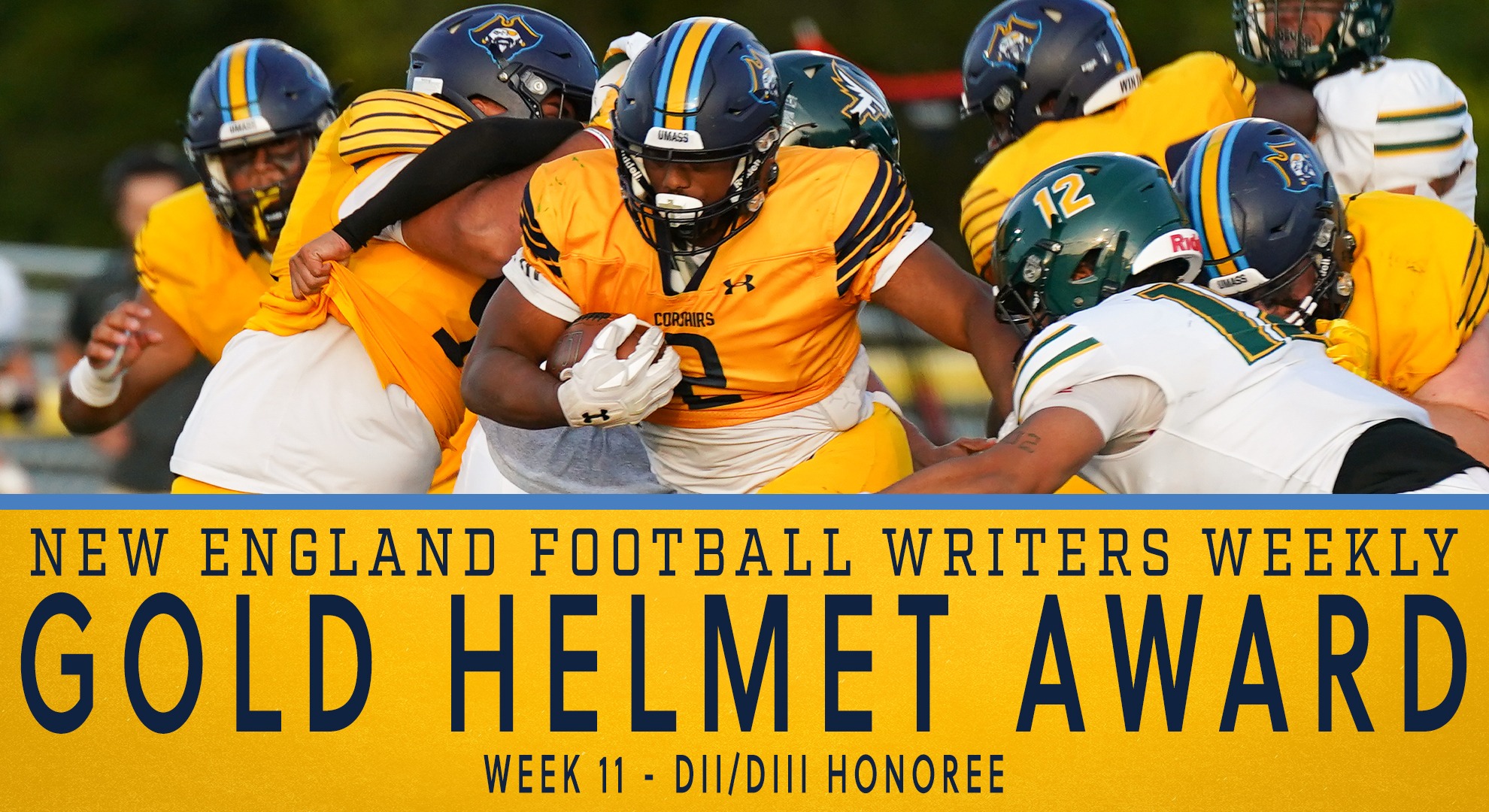 Mekhi Wilson lands New England Football Writers Weekly Gold Helmet Award