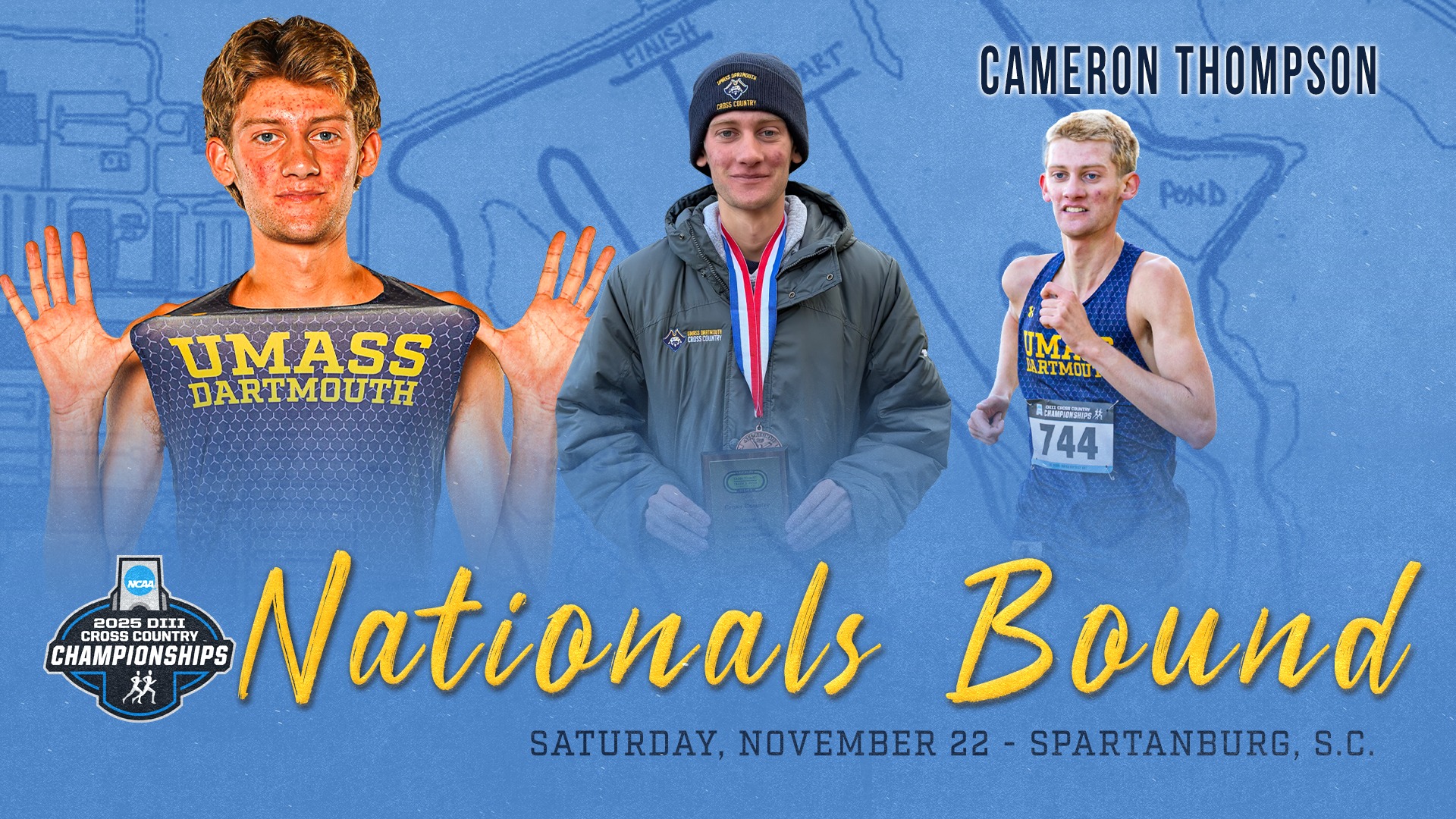 Cameron Thompson selected for NCAA Cross Country National Championships