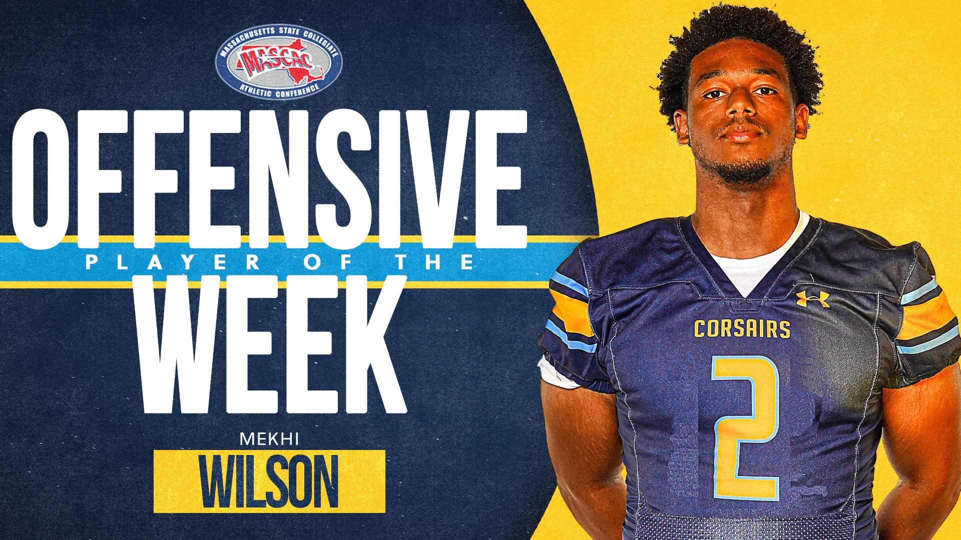 Mekhi Wilson named MASCAC Offensive Player of the Week - Nov. 17th