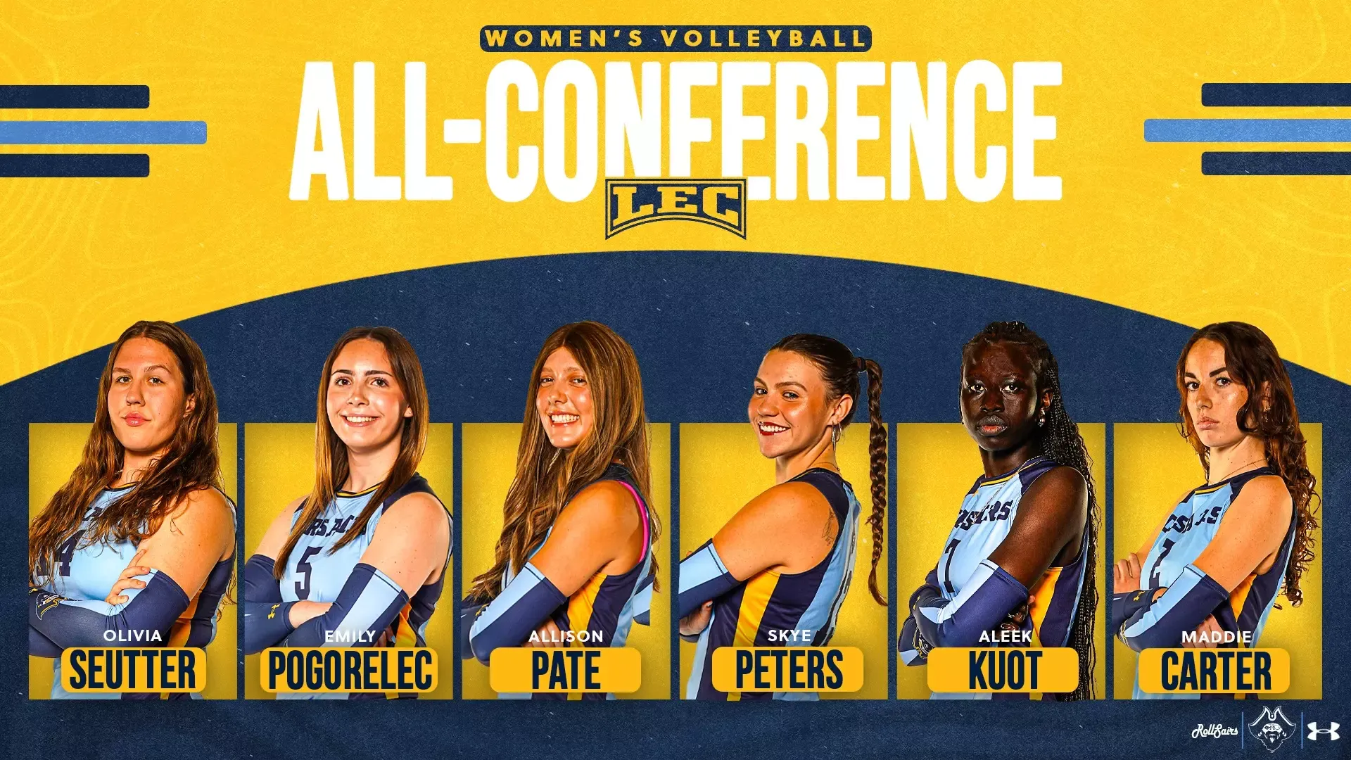 Six Earn All-Conference Honors from Little East in Volleyball