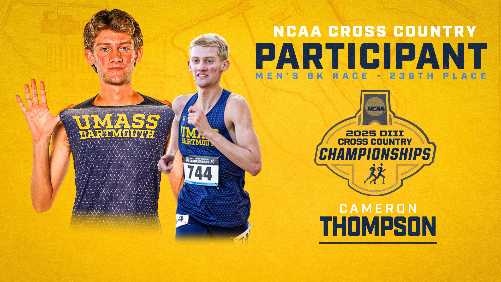 Cameron Thompson Competes at the 2025 NCAA Cross Country National Championships