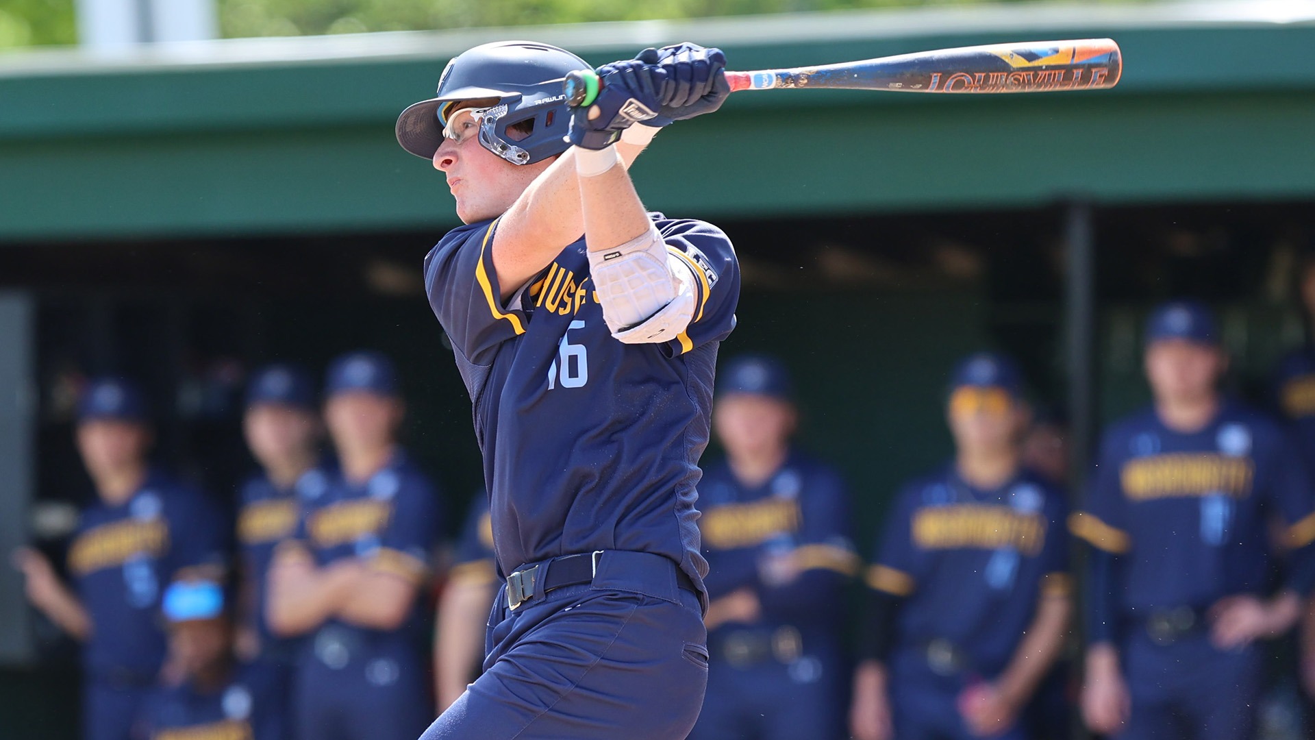 Cooper Wixon at bat in NCAA Tournament
