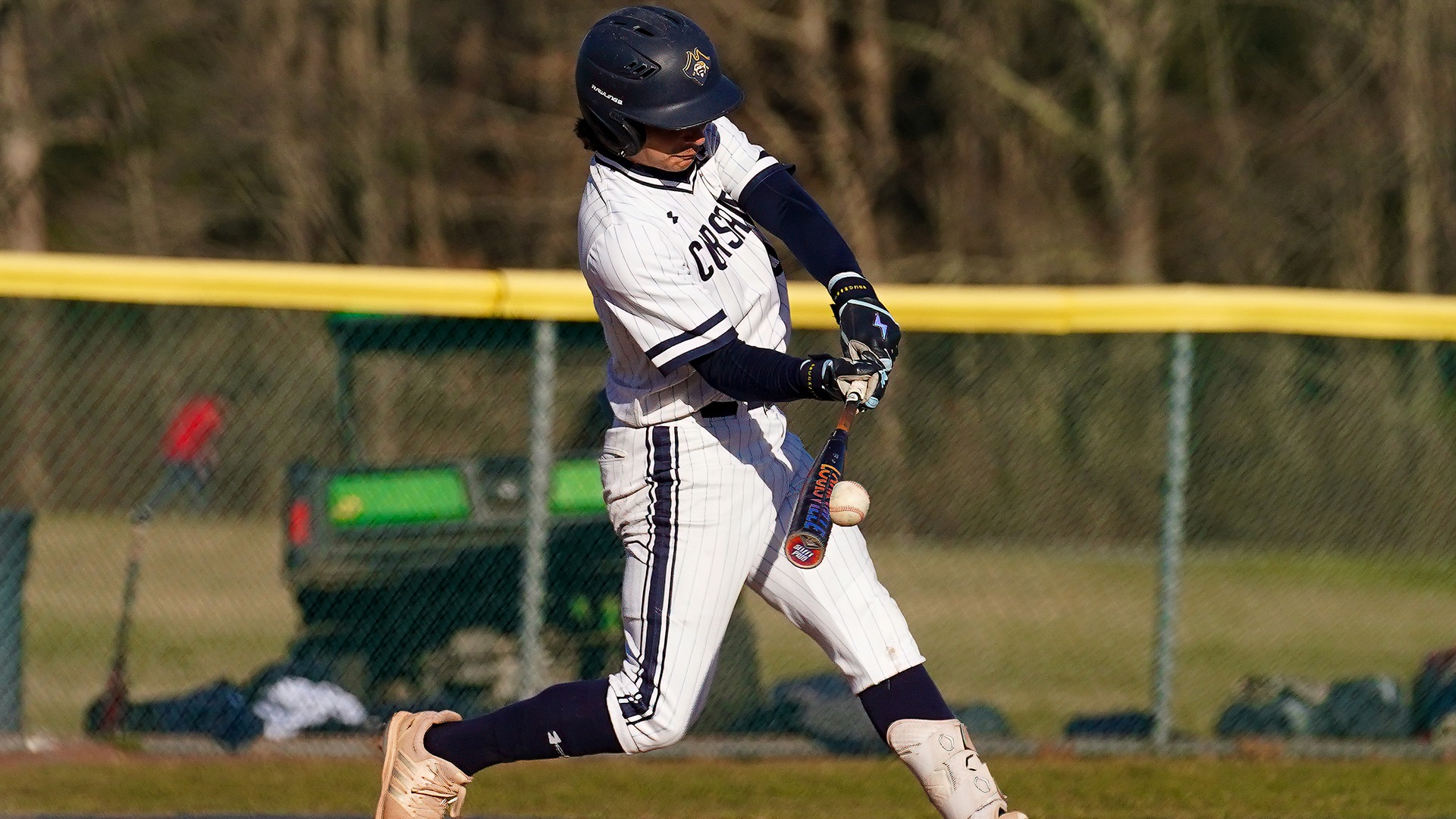 Nick Bartalini hits a home run against Bridgewater State - April 1