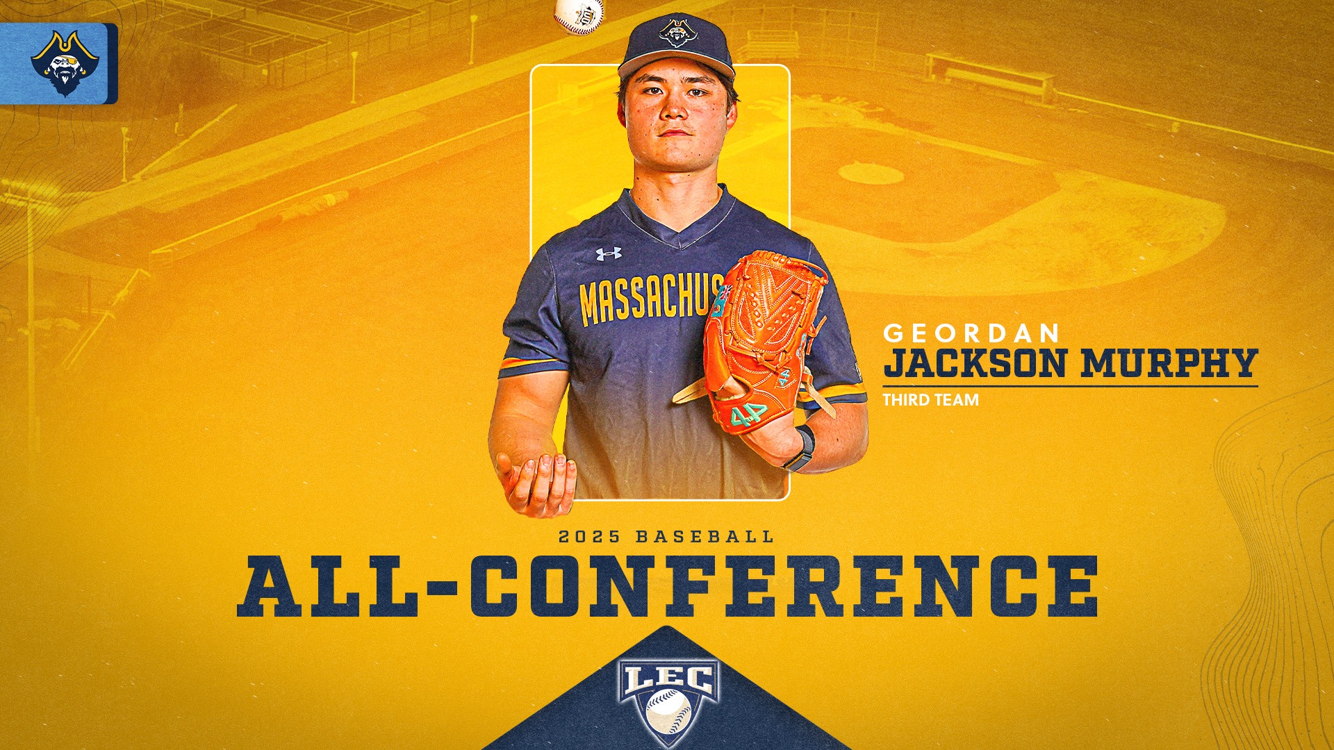 Geordan Jackson Murphy tabbed to 2025 All-LEC Third Team in baseball