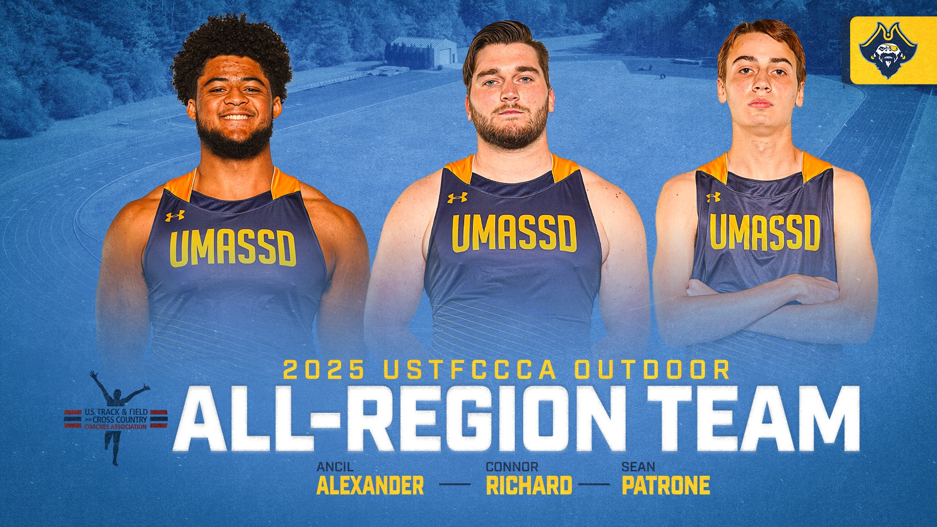 Ancil Alexander, Connor Richard and Sean Patrone Named USTFCCCA All-Region for 2025 Outdoor