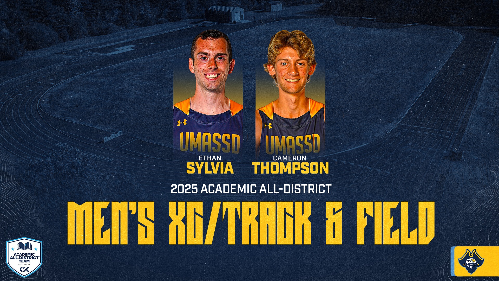 Ethan Sylvia and Cameron Thompson named CSC Academic All-District Selections 