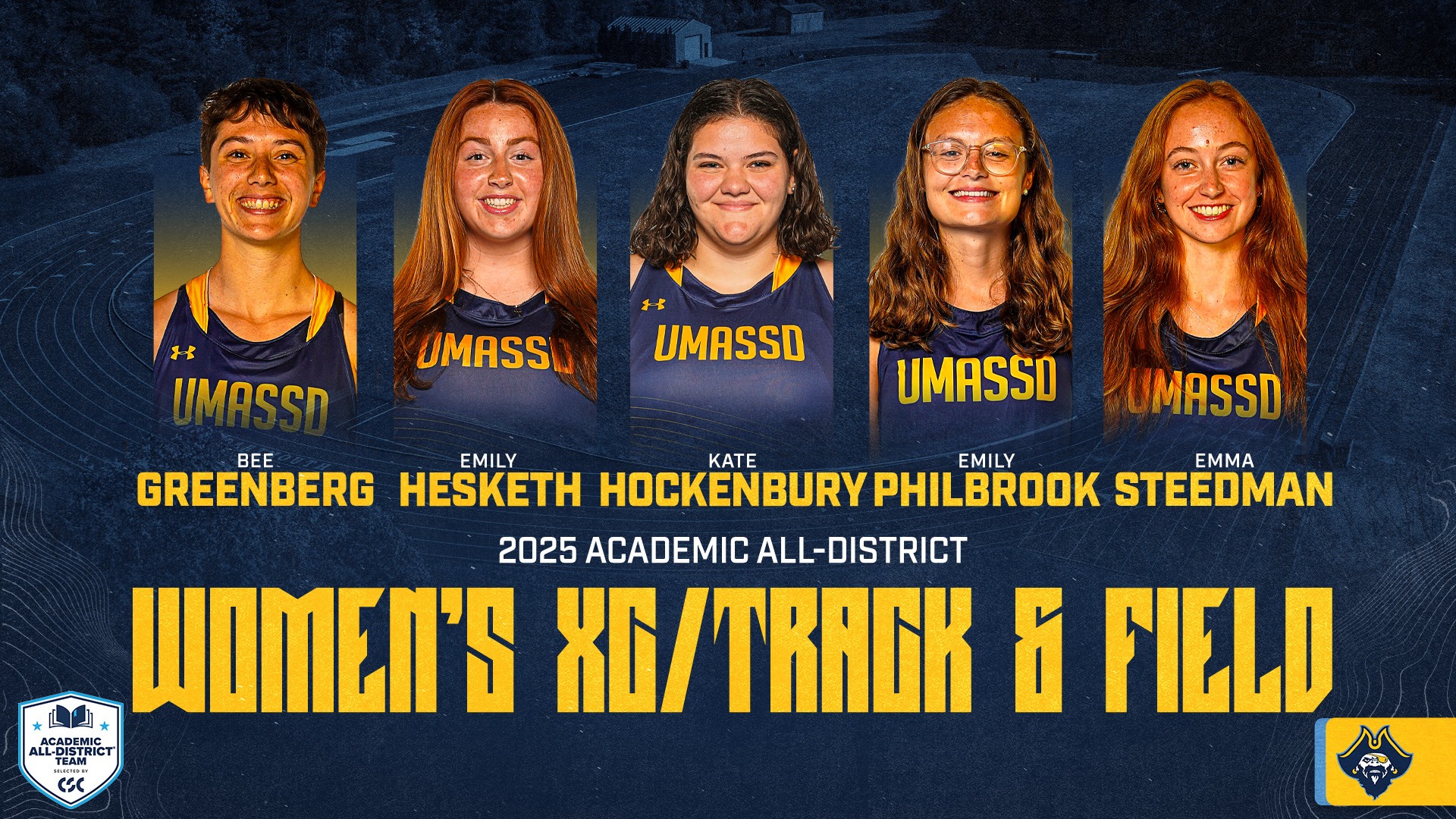 Five named Academic All-District in Women's Cross Country and Track & Field 