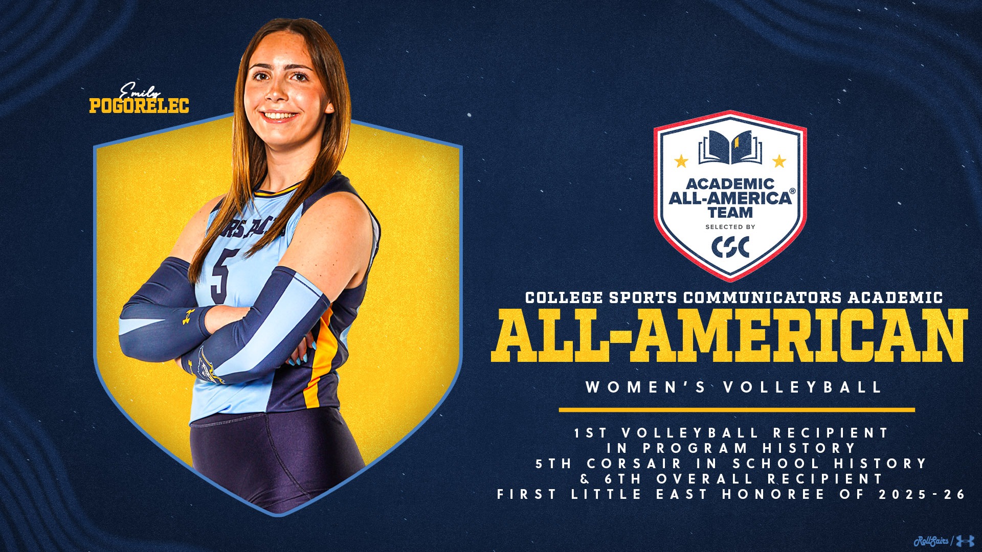 Emily Pogorelec Named CSC Academic All-American Third Team