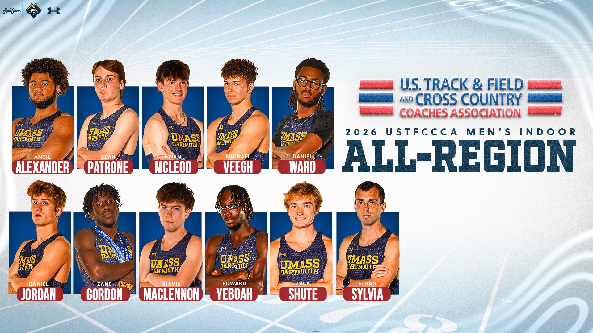 11 From Men's Indoor Track & Field Earn All-Region Honors from USTFCCCA - March 2026